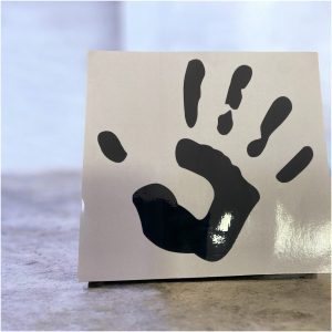 Autocollant Black Hand