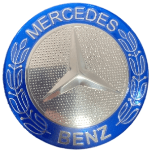 Logo 3D Mercedes Bleu