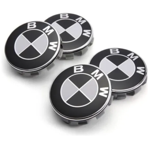 Logo Jante BMW Noir/Blanc 56mm