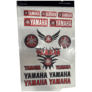 Sticker Yamaha Rouge Noir