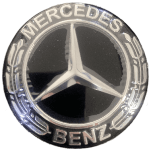 Logo 3D Mercedes Noir