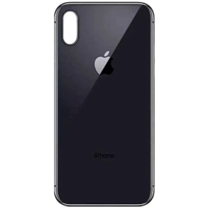 Back Glass IPhone XS Noir