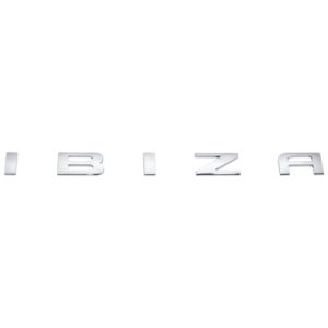 Logo en lettres métalliques pour Seat Ibiza