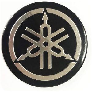 Sticker 3D Yamaha Noir