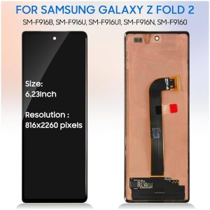 Afficheur Samsung Z Fold 2 extren small original sm-f916