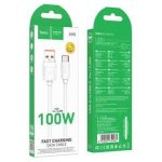cable hoco type c usb -  5.0A 100w x115