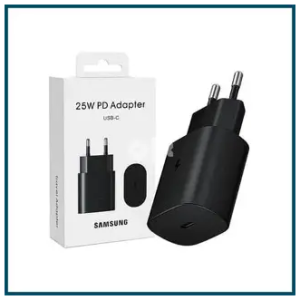 Chargeur samsung type c to type c 25W noir no cable