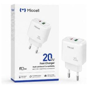 Chargeur 20W 2 Porte Miccell