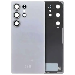 Back Glass Samsung S25 ultra BLANC