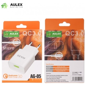 Chargeur Micro USB 3A 15W AULEX AG-05