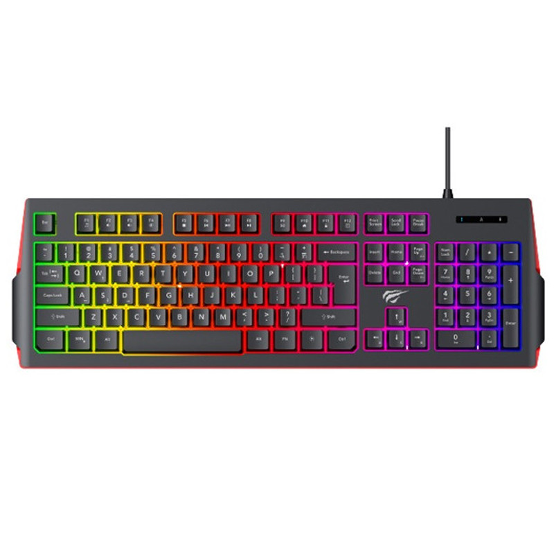 Clavier Gamer Filaire Havit KB866L RGB – Noir